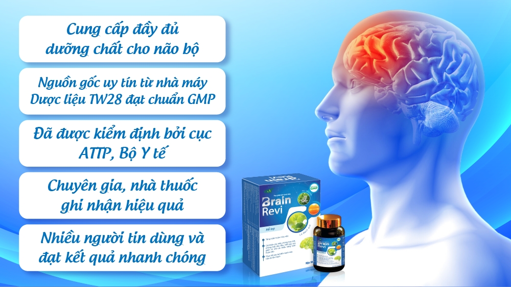 Ưu điểm nổi bật của viên uống Brain Revi