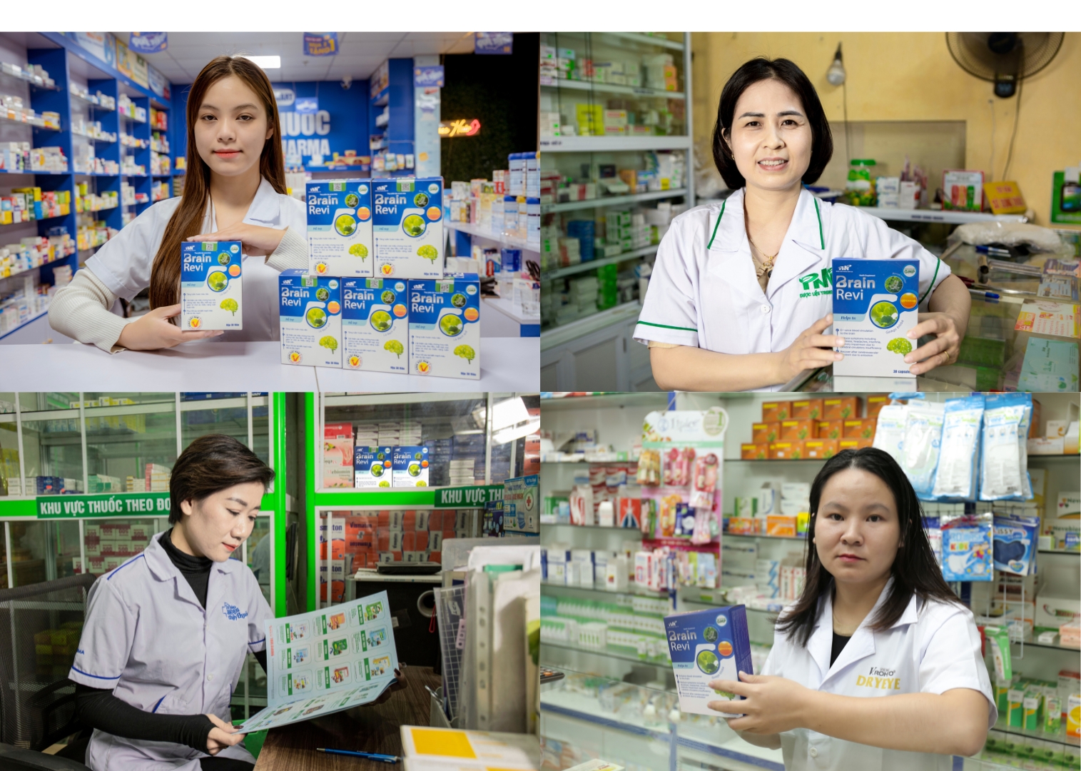 Brain Revi được bán rất chạy tại các nhà thuốc